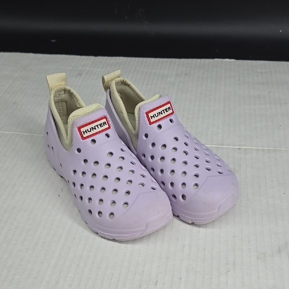 Hunter Kids Purple Slip-On Water Shoes UK 9 US 10 - Picture 2 of 8